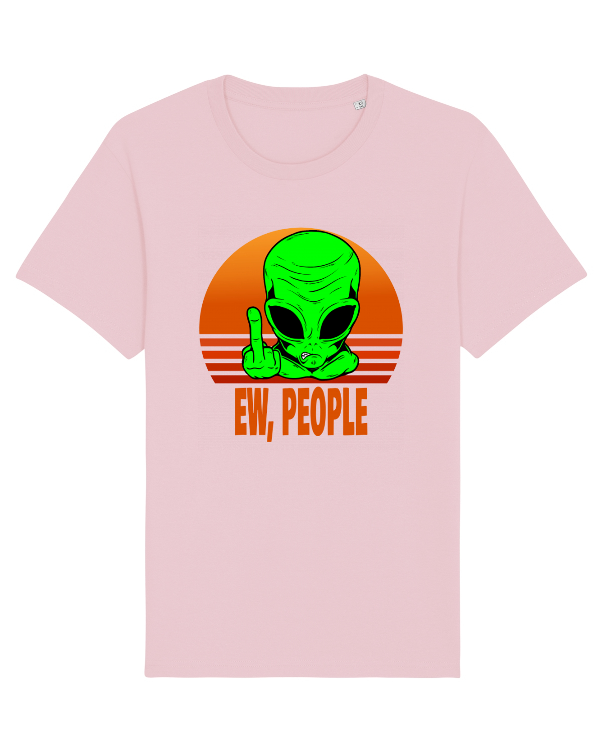 Tricou mânecă scurtă Unisex Rocker Cotton Pink
