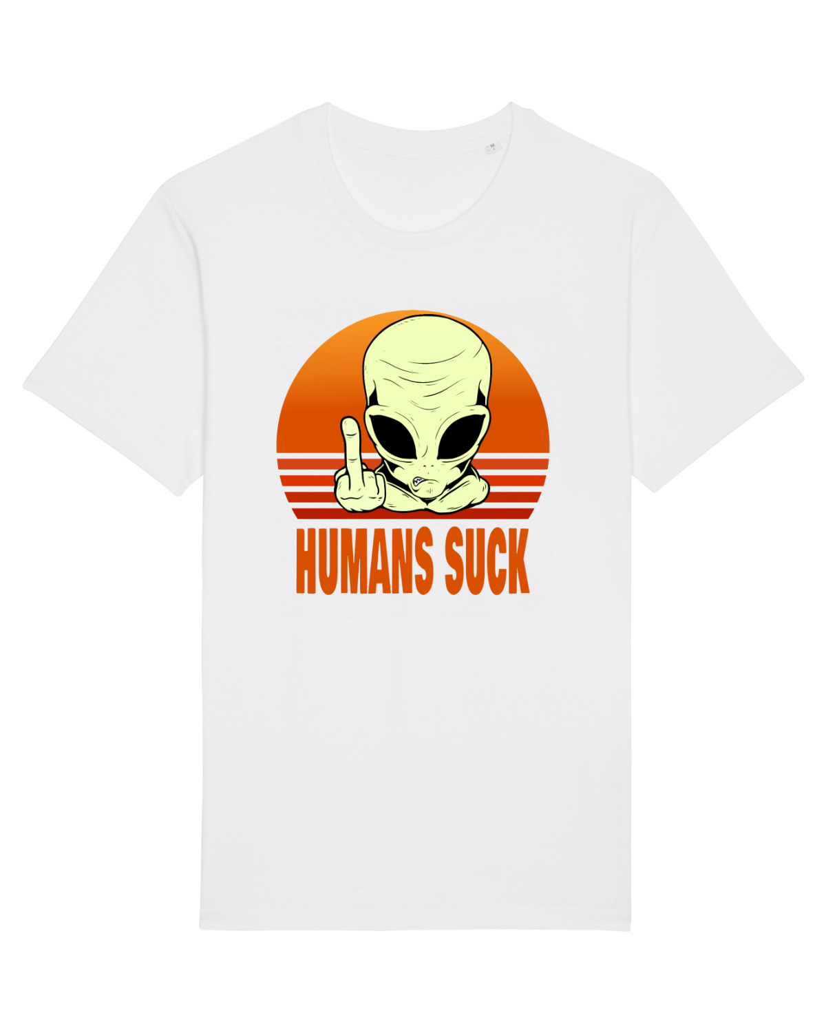 Tricou mânecă scurtă Unisex Rocker White