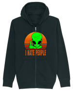 I Hate People Hanorac cu fermoar Unisex Connector