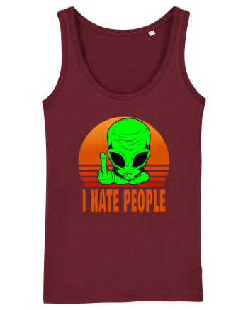 I Hate People Burgundy