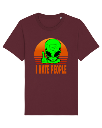 I Hate People Burgundy