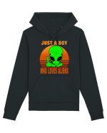 Just A Boy Who Loves Aliens Hanorac Unisex Drummer