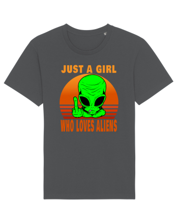 Just A Girl Who Loves Aliens Anthracite