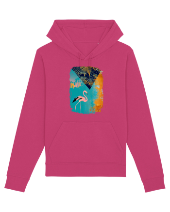 Atmosferă Tropicală cu Flamingo roz Raspberry