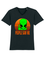 People Saw Me Tricou mânecă scurtă guler V Bărbat Presenter