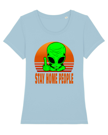 Stay Home People Sky Blue