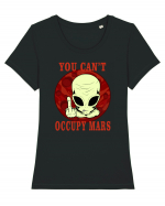 You Can't Occupy Mars Planet Tricou mânecă scurtă guler larg fitted Damă Expresser