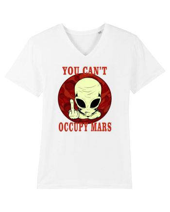 You Can't Occupy Mars Planet White