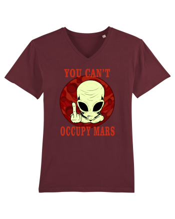 You Can't Occupy Mars Planet Burgundy