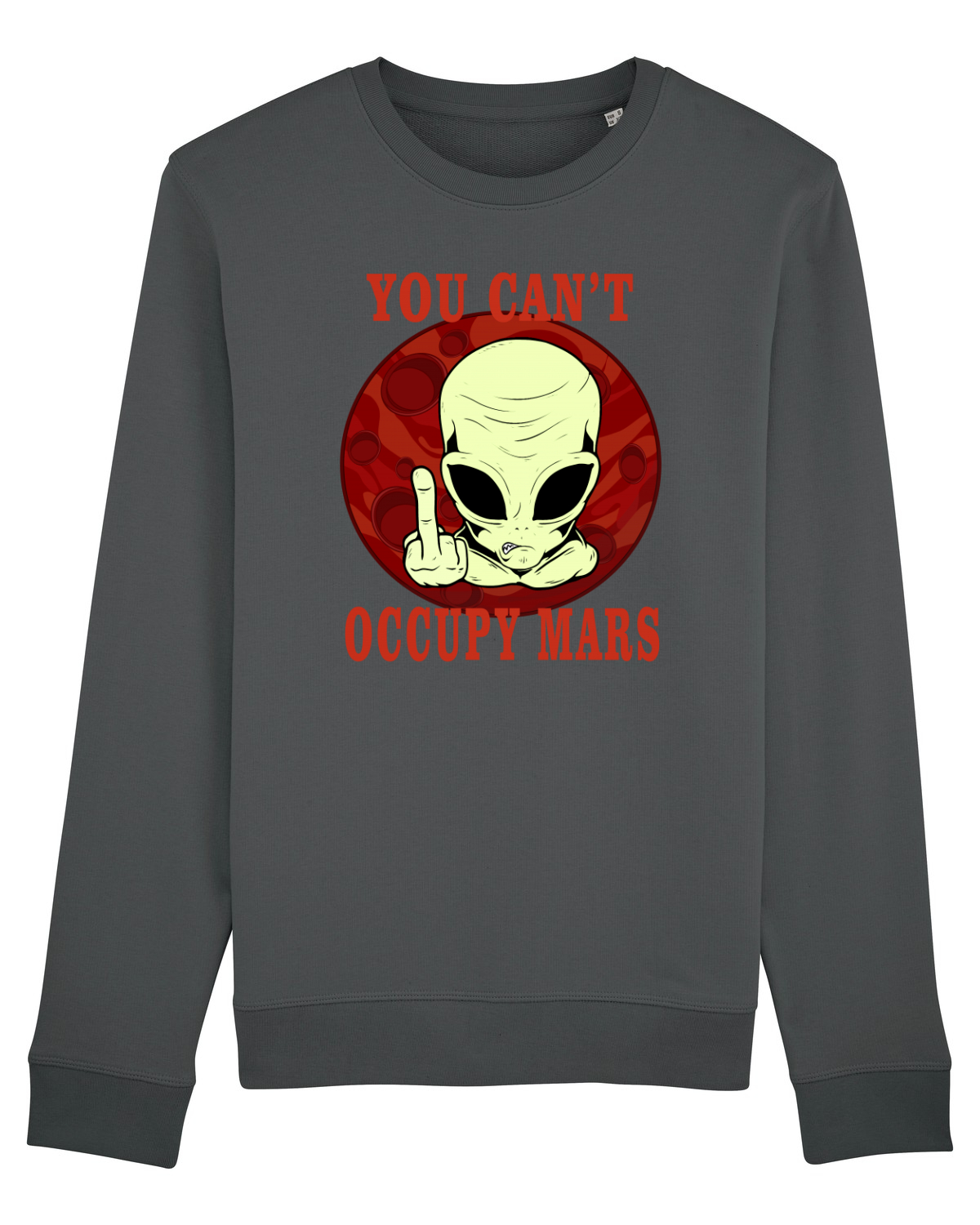 Bluză mânecă lungă Unisex Rise Anthracite