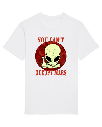 You Can't Occupy Mars Planet White