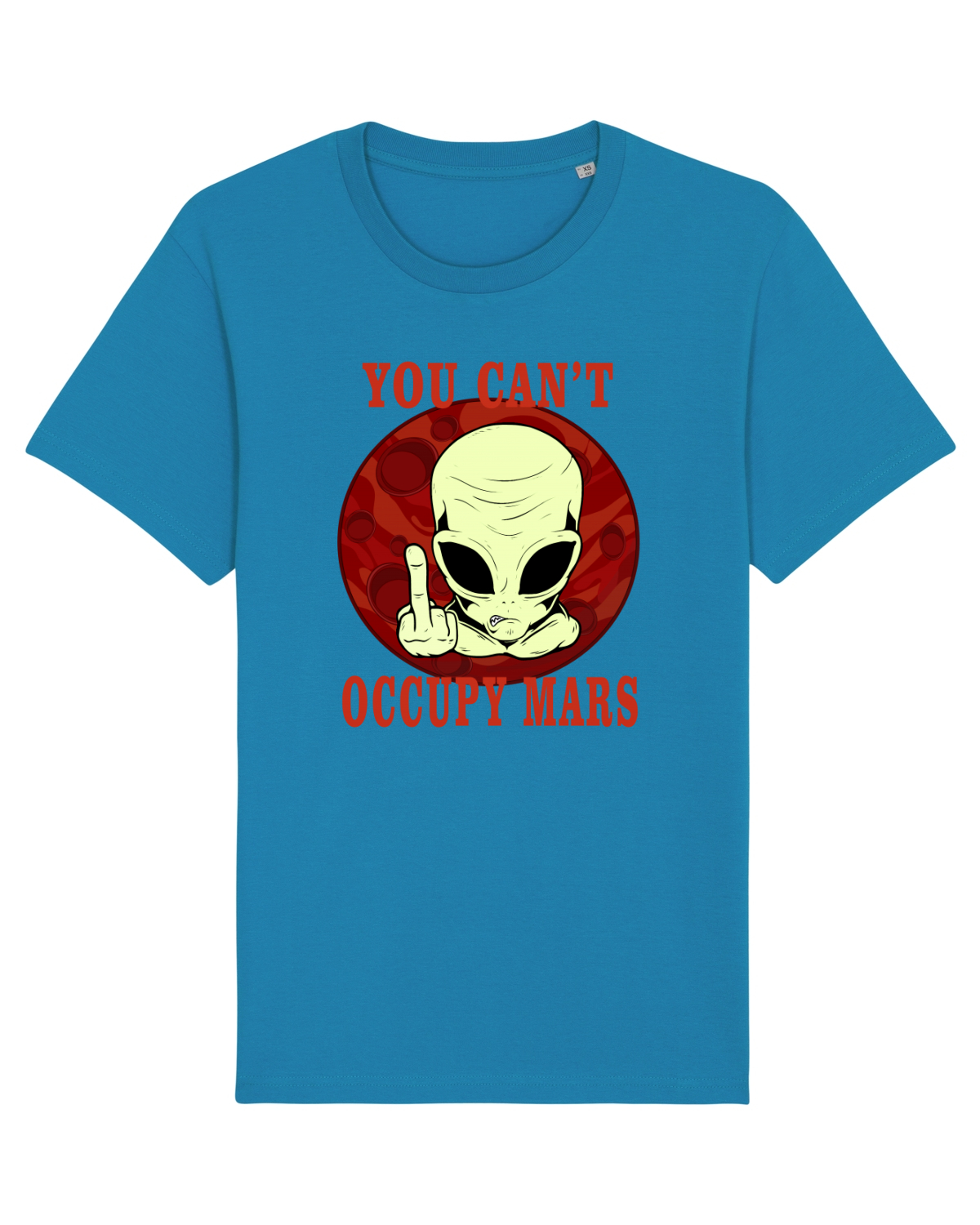 Tricou mânecă scurtă Unisex Rocker Azur