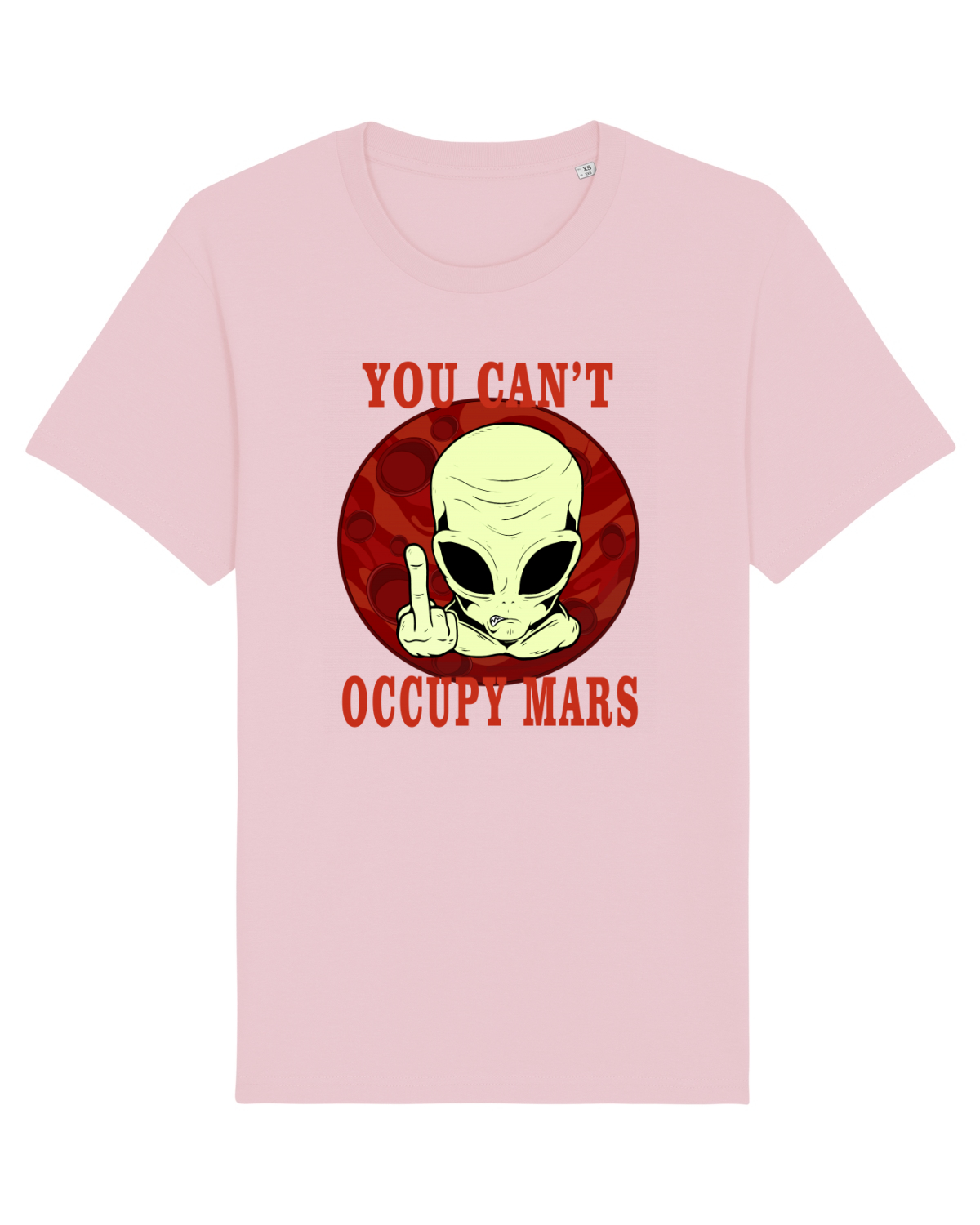 Tricou mânecă scurtă Unisex Rocker Cotton Pink