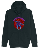 Astronaut Skater Occupy Mars Hanorac cu fermoar Unisex Connector