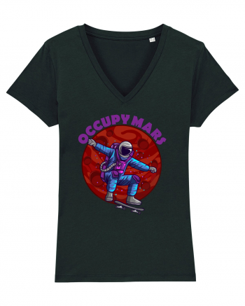 Astronaut Skater Occupy Mars Black