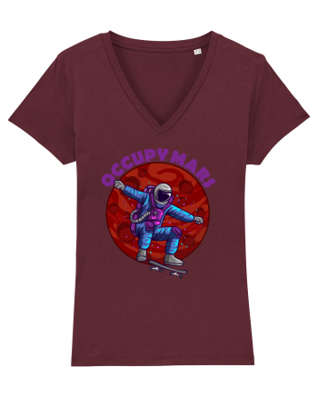 Astronaut Skater Occupy Mars Burgundy