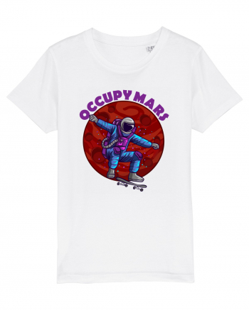 Astronaut Skater Occupy Mars White