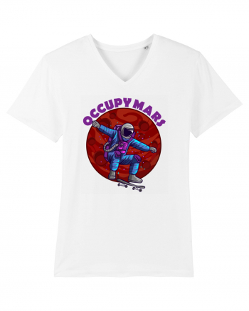 Astronaut Skater Occupy Mars White