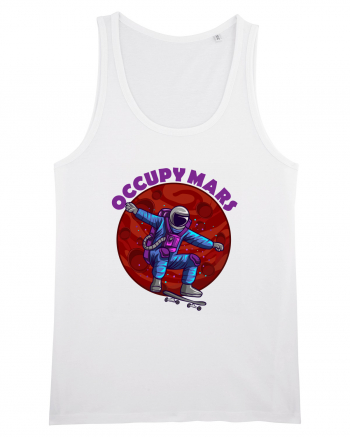 Astronaut Skater Occupy Mars White