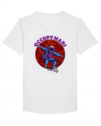 Astronaut Skater Occupy Mars White