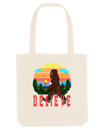 Believe Bigfoot Retro Natural