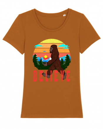 Believe Bigfoot Retro Roasted Orange