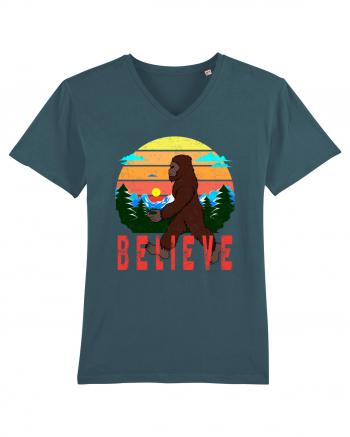 Believe Bigfoot Retro Stargazer