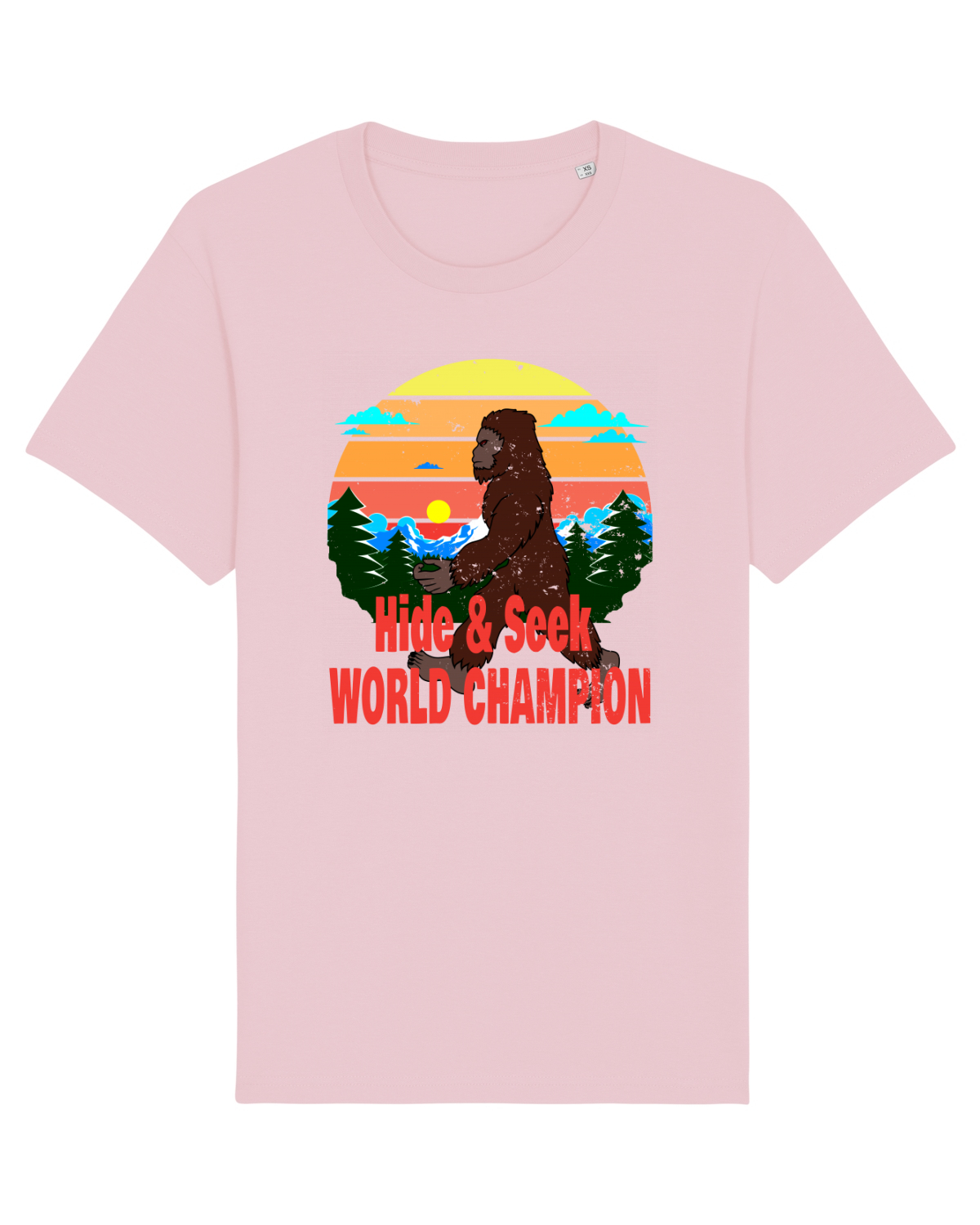 Tricou mânecă scurtă Unisex Rocker Cotton Pink