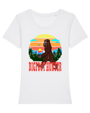 Bigfoot Hunter Grunge Style White