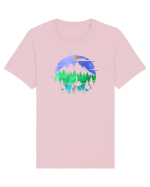 La Pescuit de Păstrăv Noaptea pe Lac Tricou mânecă scurtă Unisex Rocker
