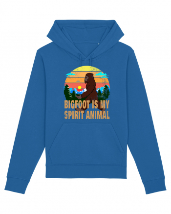 Bigfoot Is My Spirit Animal Royal Blue