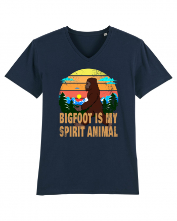 Bigfoot Is My Spirit Animal French Navy