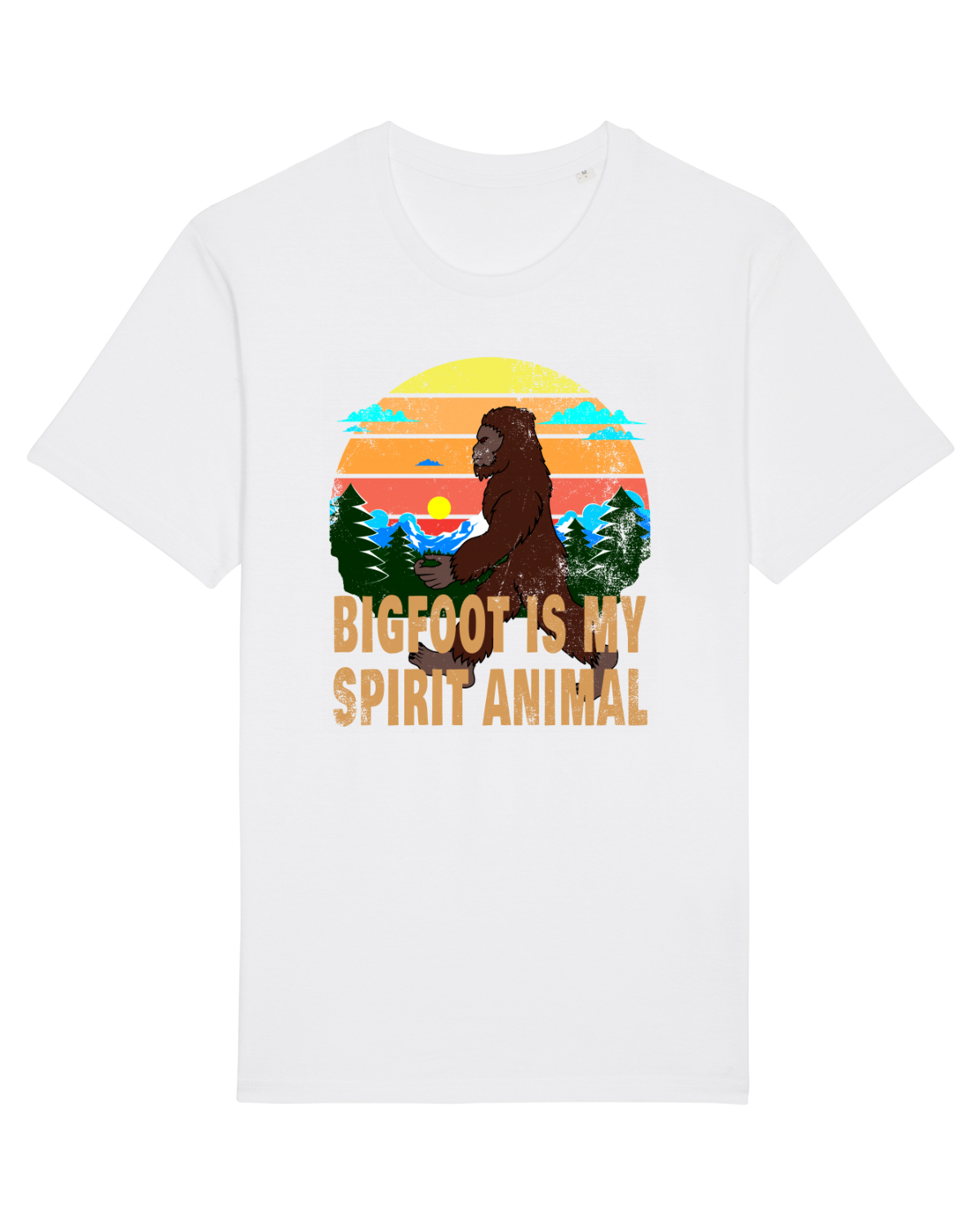 Tricou mânecă scurtă Unisex Rocker White