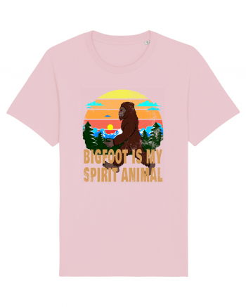 Bigfoot Is My Spirit Animal Cotton Pink