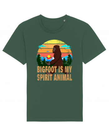Bigfoot Is My Spirit Animal Bottle Green