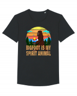 Bigfoot Is My Spirit Animal Tricou mânecă scurtă guler larg Bărbat Skater