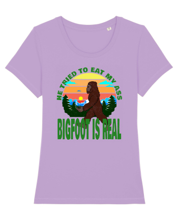 Bigfoot Is Real He Tried To Eat My Ass Grunge Lavender Dawn