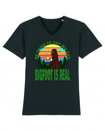 Bigfoot Is Real He Tried To Eat My Ass Grunge Black
