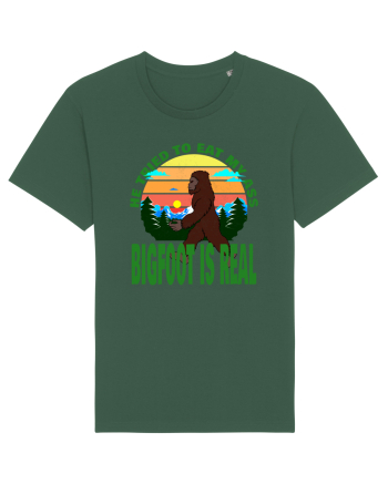 Bigfoot Is Real He Tried To Eat My Ass Grunge Bottle Green