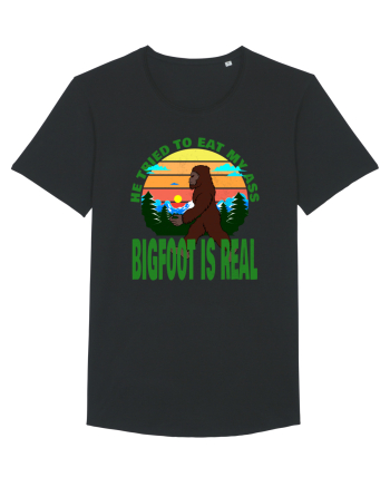 Bigfoot Is Real He Tried To Eat My Ass Grunge Black