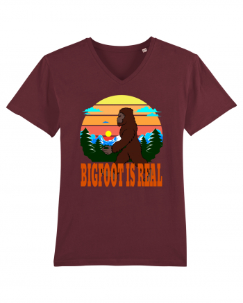 Bigfoot Is Real Burgundy