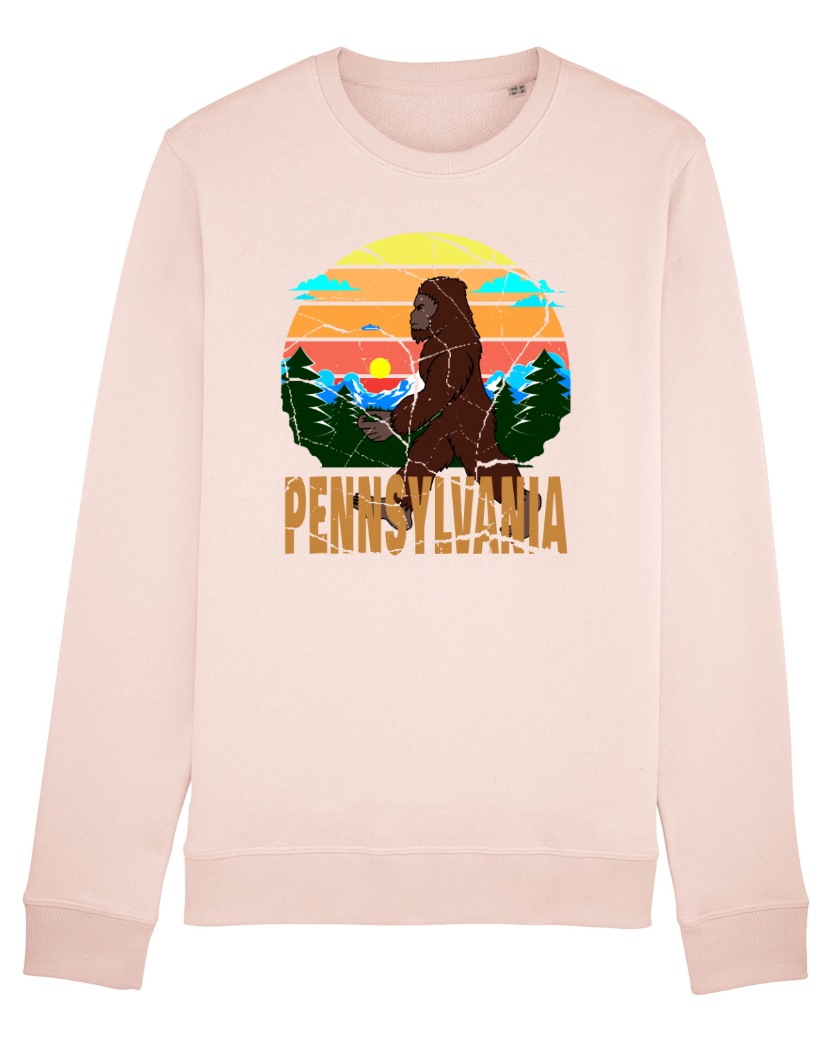 Bluză mânecă lungă Unisex Rise Candy Pink