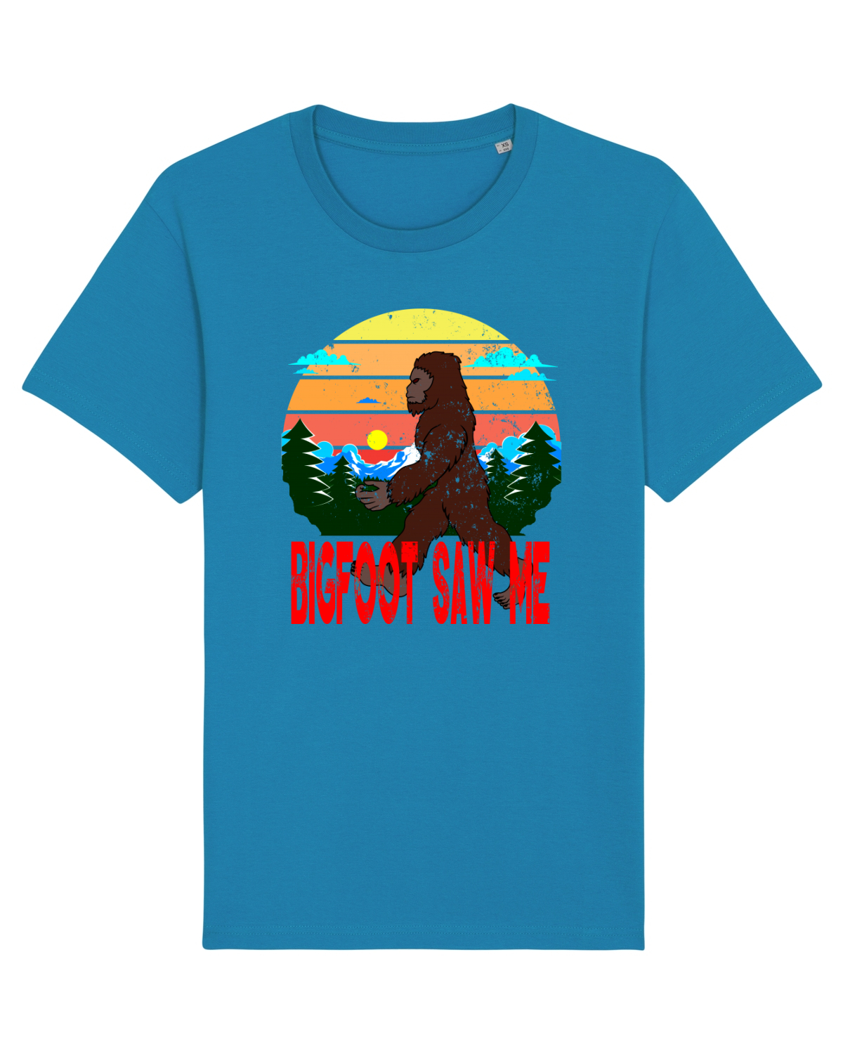 Tricou mânecă scurtă Unisex Rocker Azur