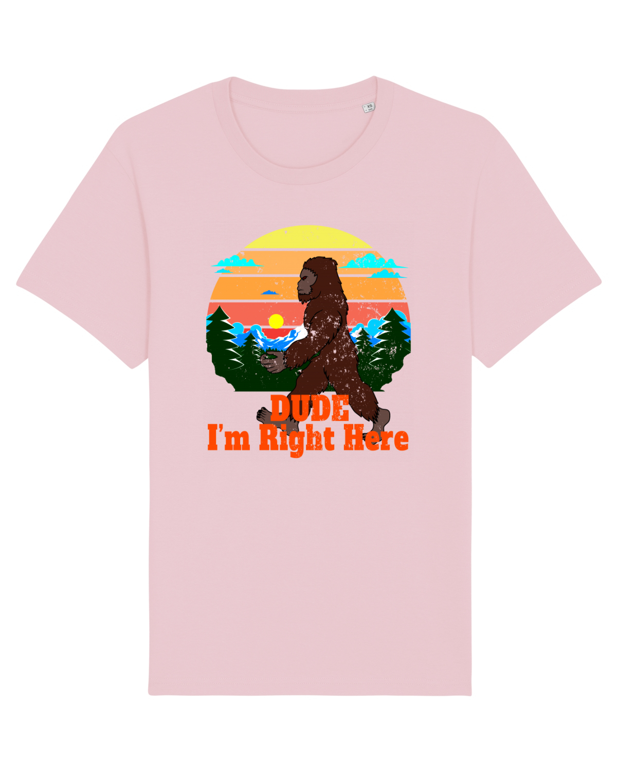Tricou mânecă scurtă Unisex Rocker Cotton Pink