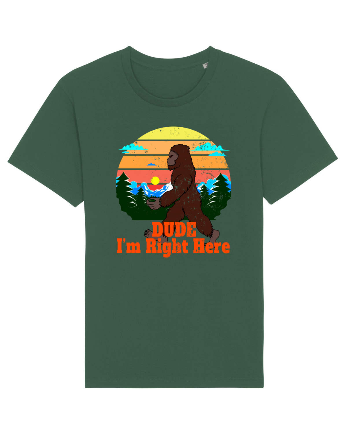 Tricou mânecă scurtă Unisex Rocker Bottle Green