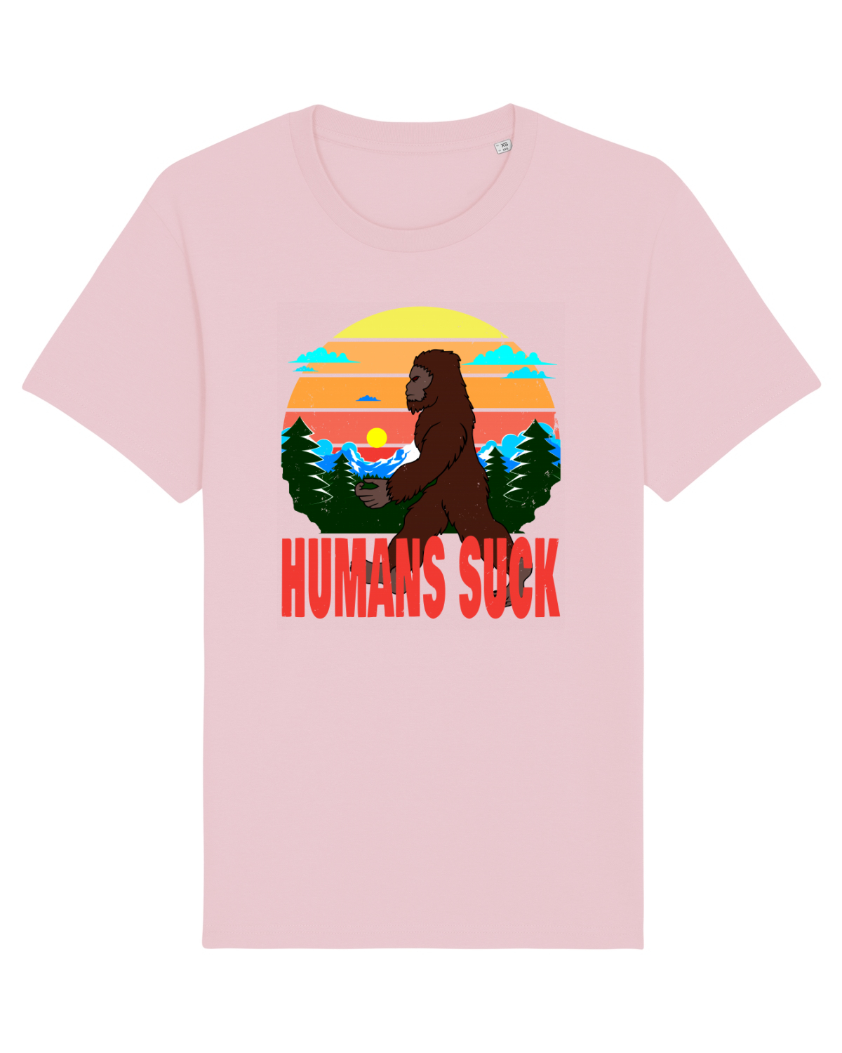 Tricou mânecă scurtă Unisex Rocker Cotton Pink