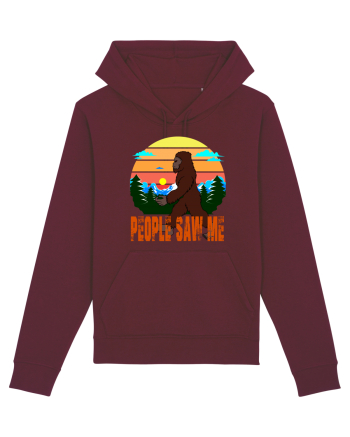 People Saw Me Burgundy