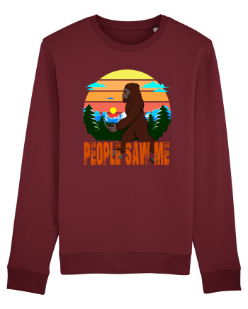 People Saw Me Burgundy