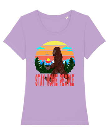 Stay Home People Retro Style Lavender Dawn