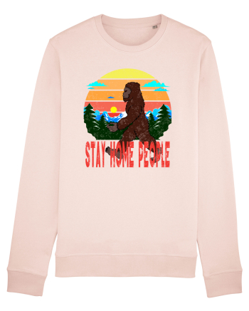 Stay Home People Retro Style Candy Pink